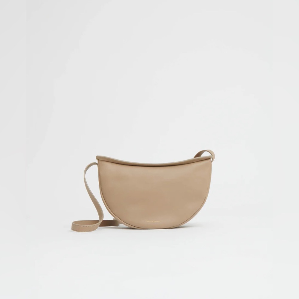 Authentic Mansur Gavriel MOON SLING BAG - Warm Grey